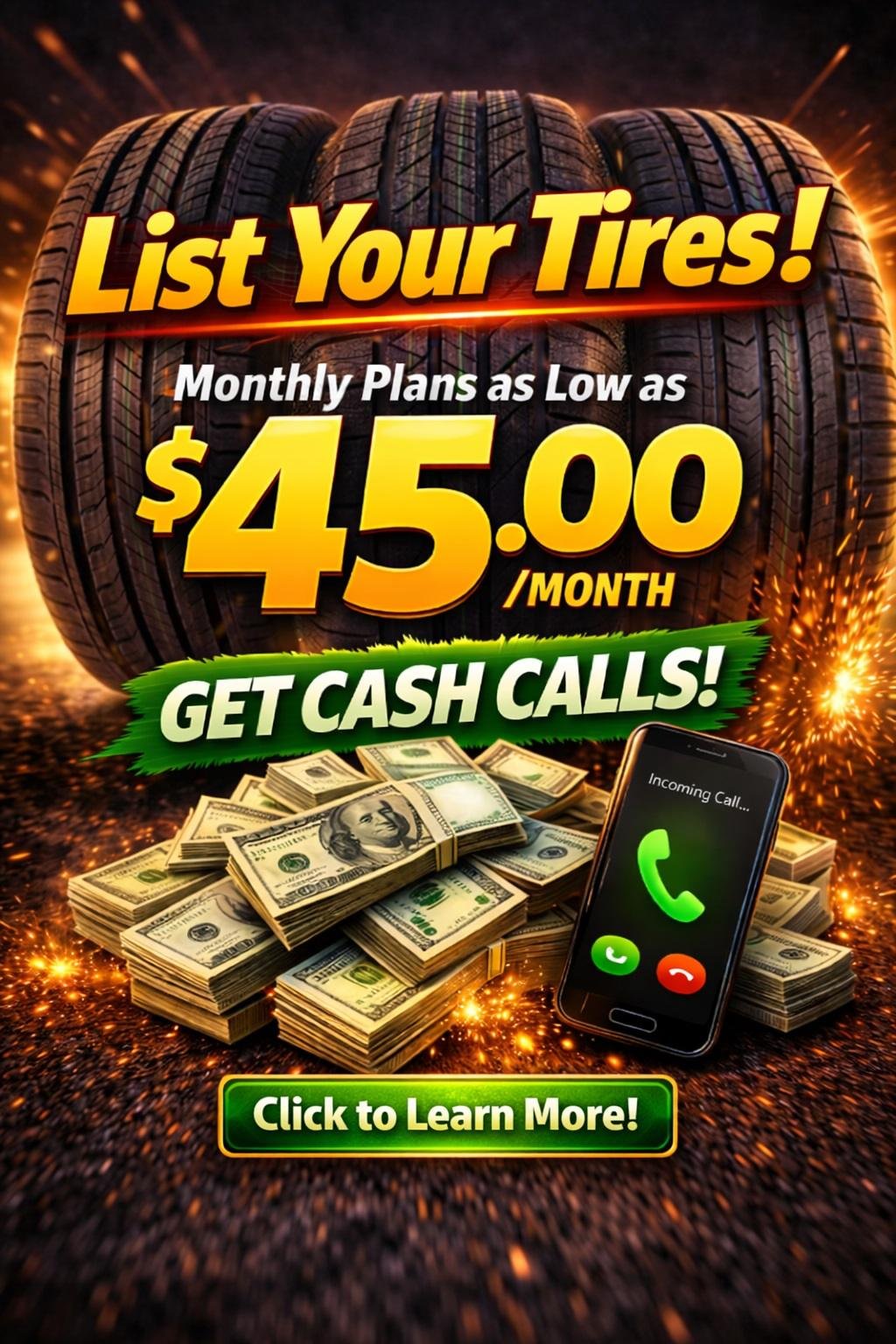 How To Sell More Tires GET CASH CALLS