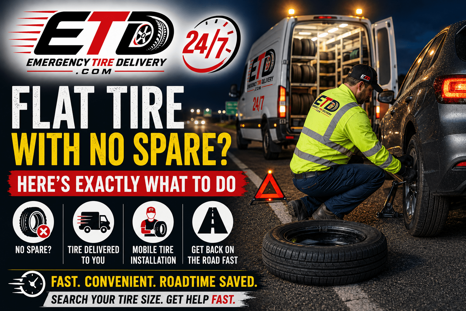 Flat Tire With No Spare What To Do Next