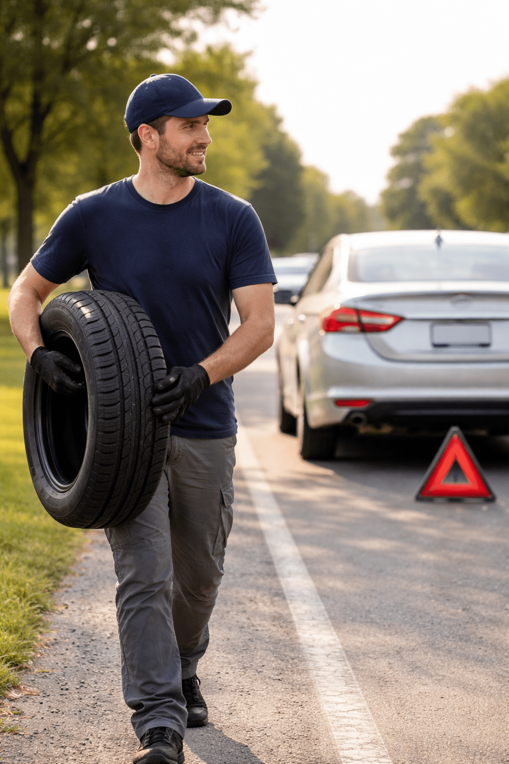 Flat Tire Change and Mobile Tire Service Jupiter FL